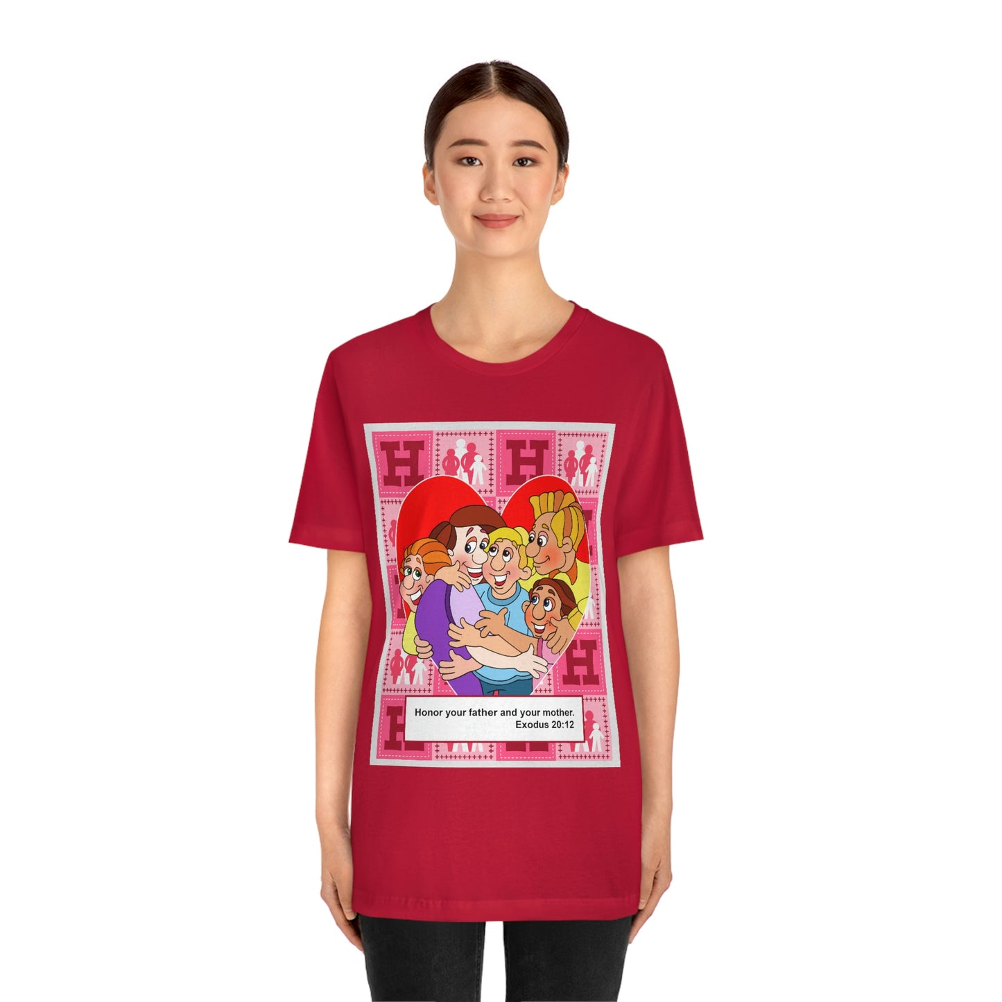 The Bible as Simple as ABC H Unisex Jersey Short Sleeve Tee