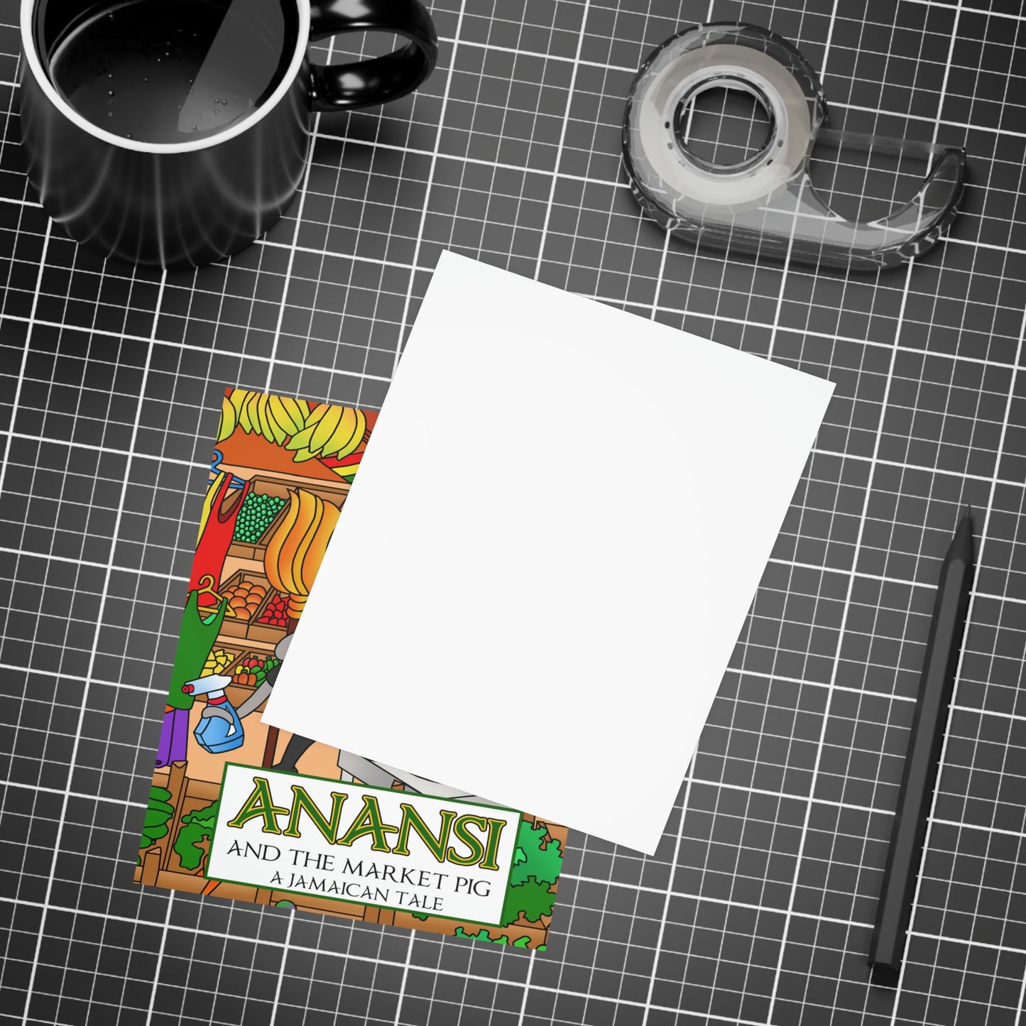 Anansi and the Market Pig Greeting Card Bundles (envelopes not included)