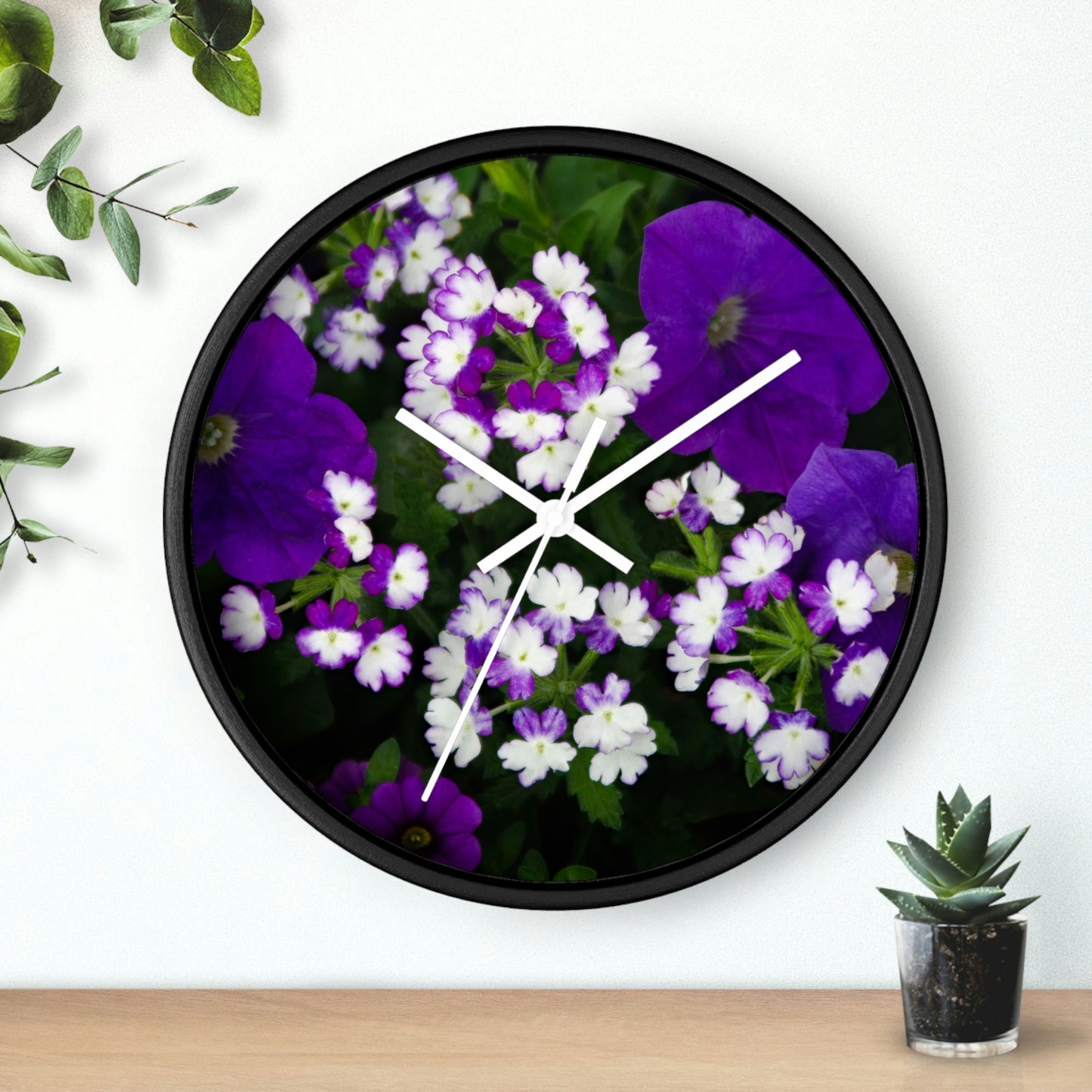 Flowers 04 Wall Clock