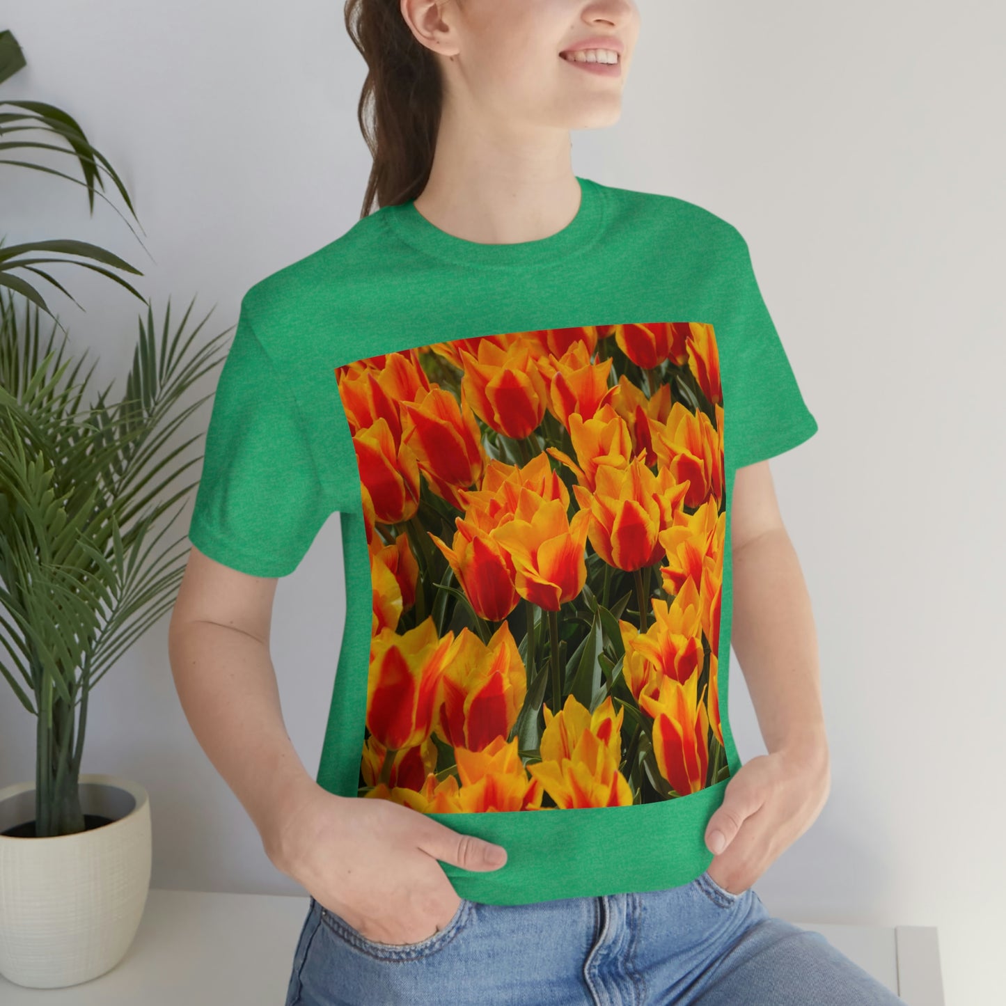 Flowers 18 Unisex Jersey Short Sleeve Tee