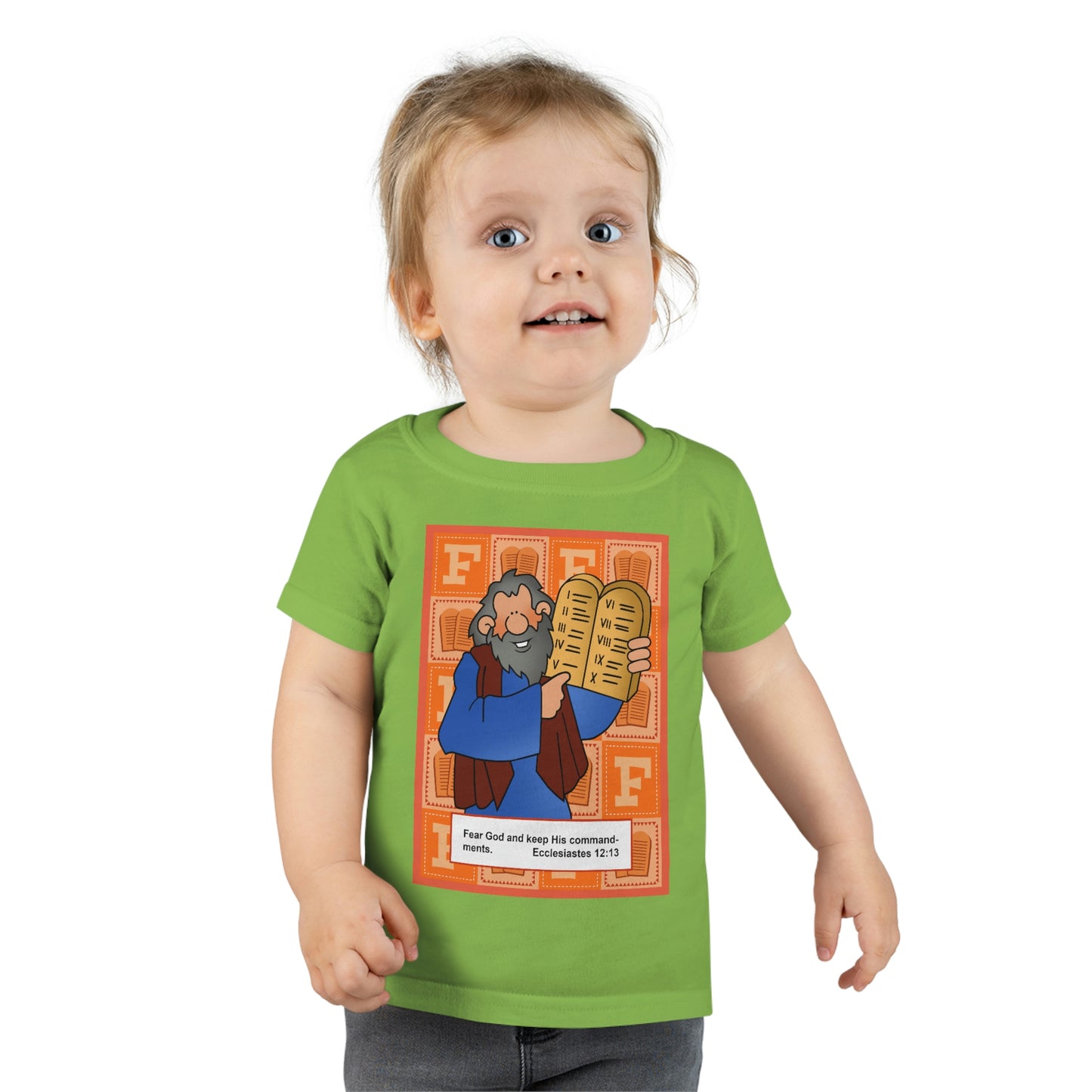 The Bible as Simple as ABC F Toddler T-shirt