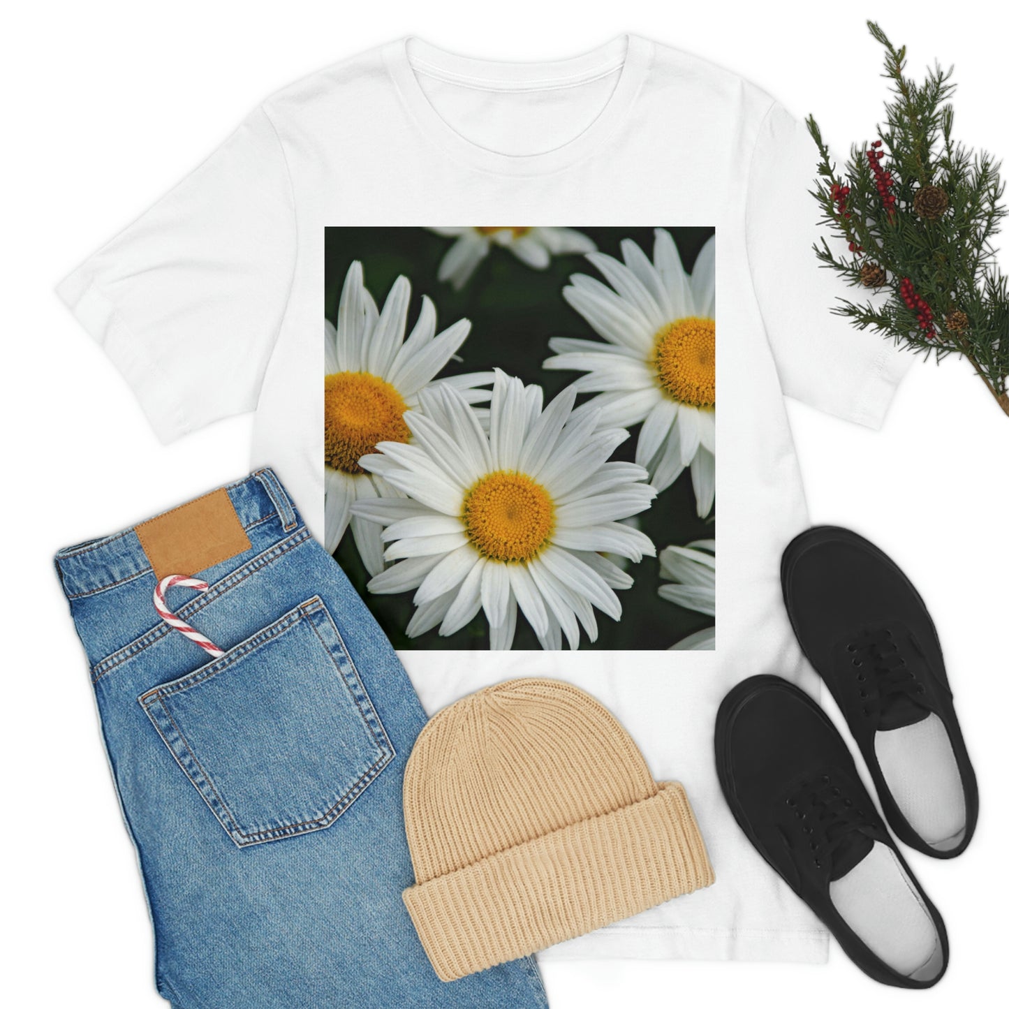 Flowers 01 Unisex Jersey Short Sleeve Tee