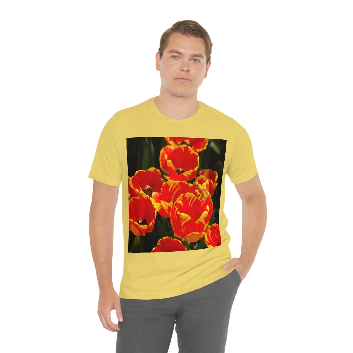 Flowers 19 Unisex Jersey Short Sleeve Tee