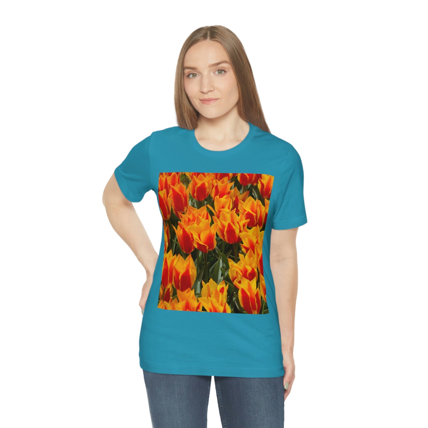 Flowers 18 Unisex Jersey Short Sleeve Tee