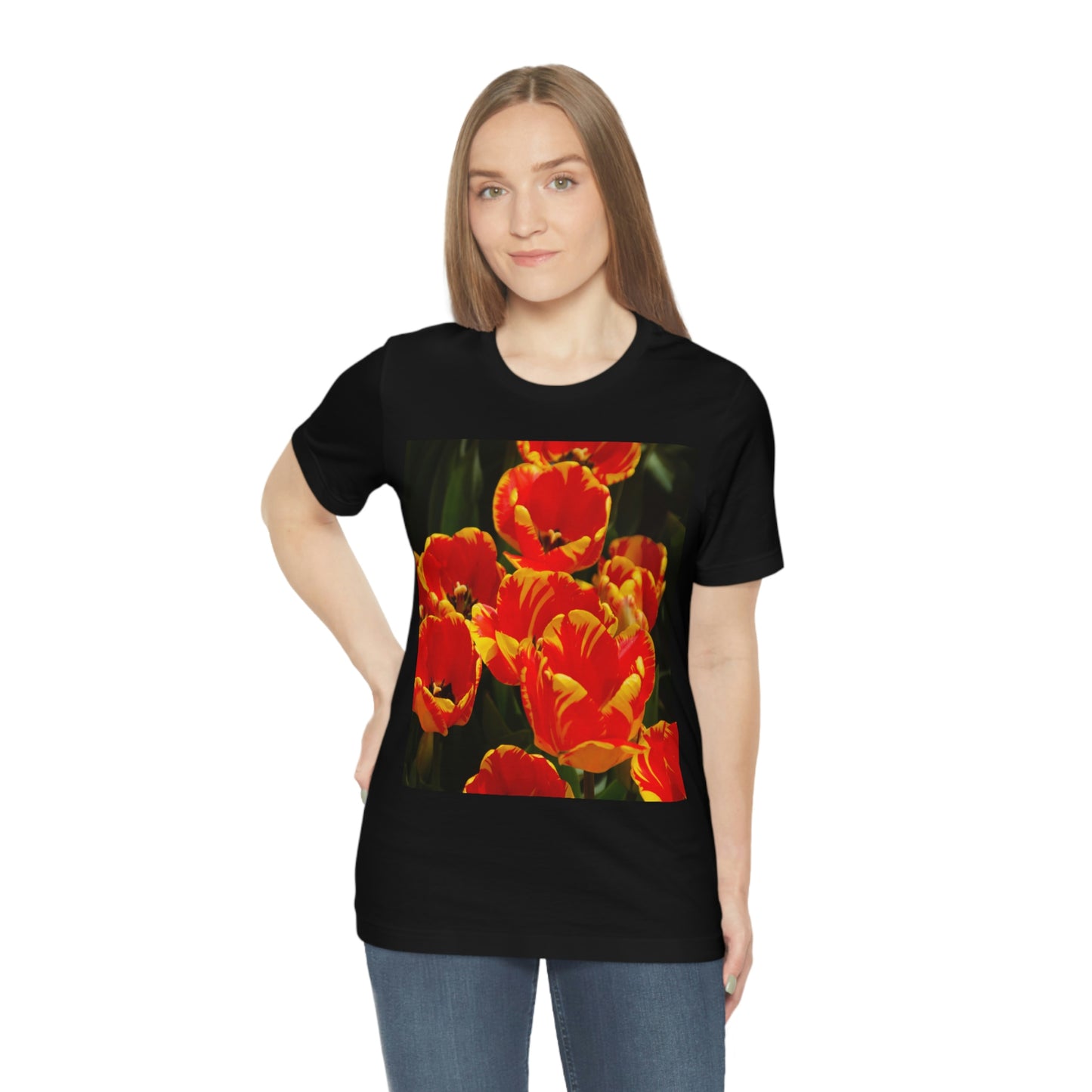 Flowers 19 Unisex Jersey Short Sleeve Tee