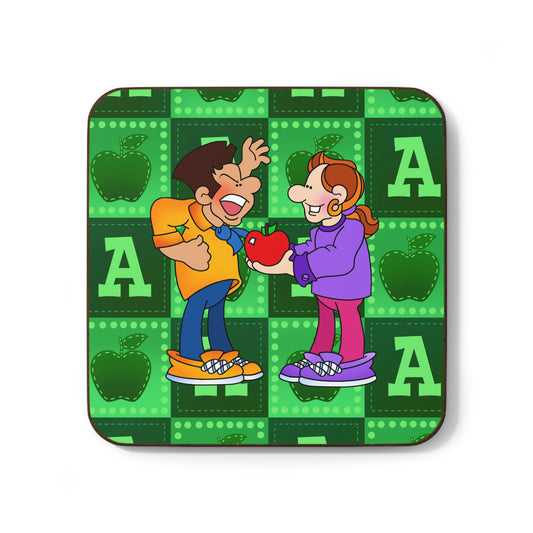 The Bible as Simple as ABC A Hardboard Back Coaster