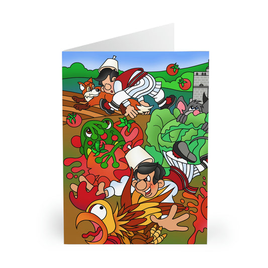 The Half Rooster! Greeting Cards (5 Pack)