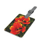 Flowers 12 Saffiano Polyester Luggage Tag, Rectangle