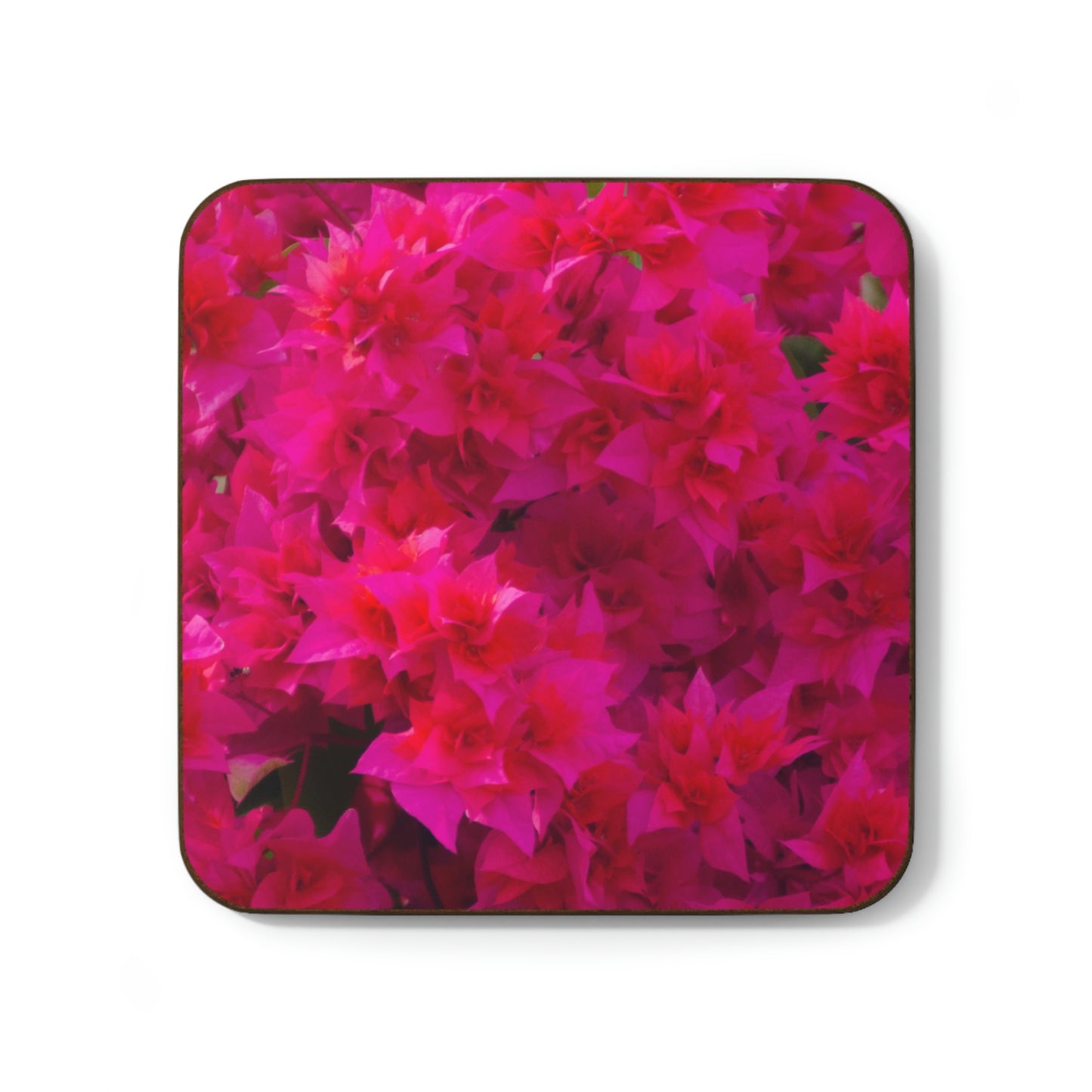 Flowers 27 Hardboard Back Coaster