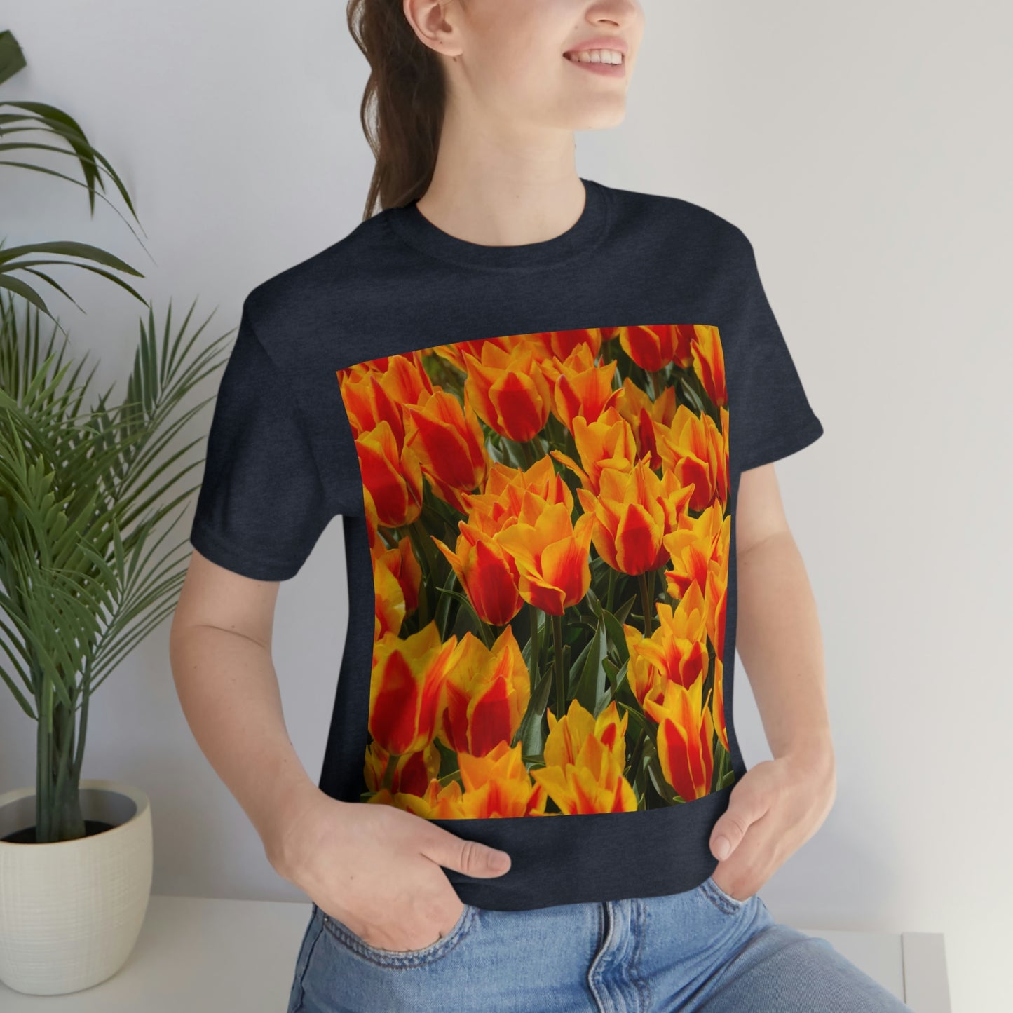 Flowers 18 Unisex Jersey Short Sleeve Tee
