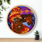The Paramount Chief and One Wise Woman Wall clock