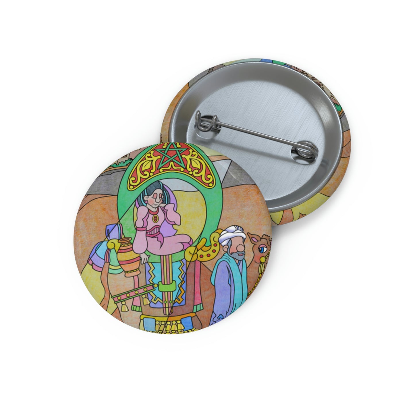 The Stone at the Door! Custom Pin Buttons