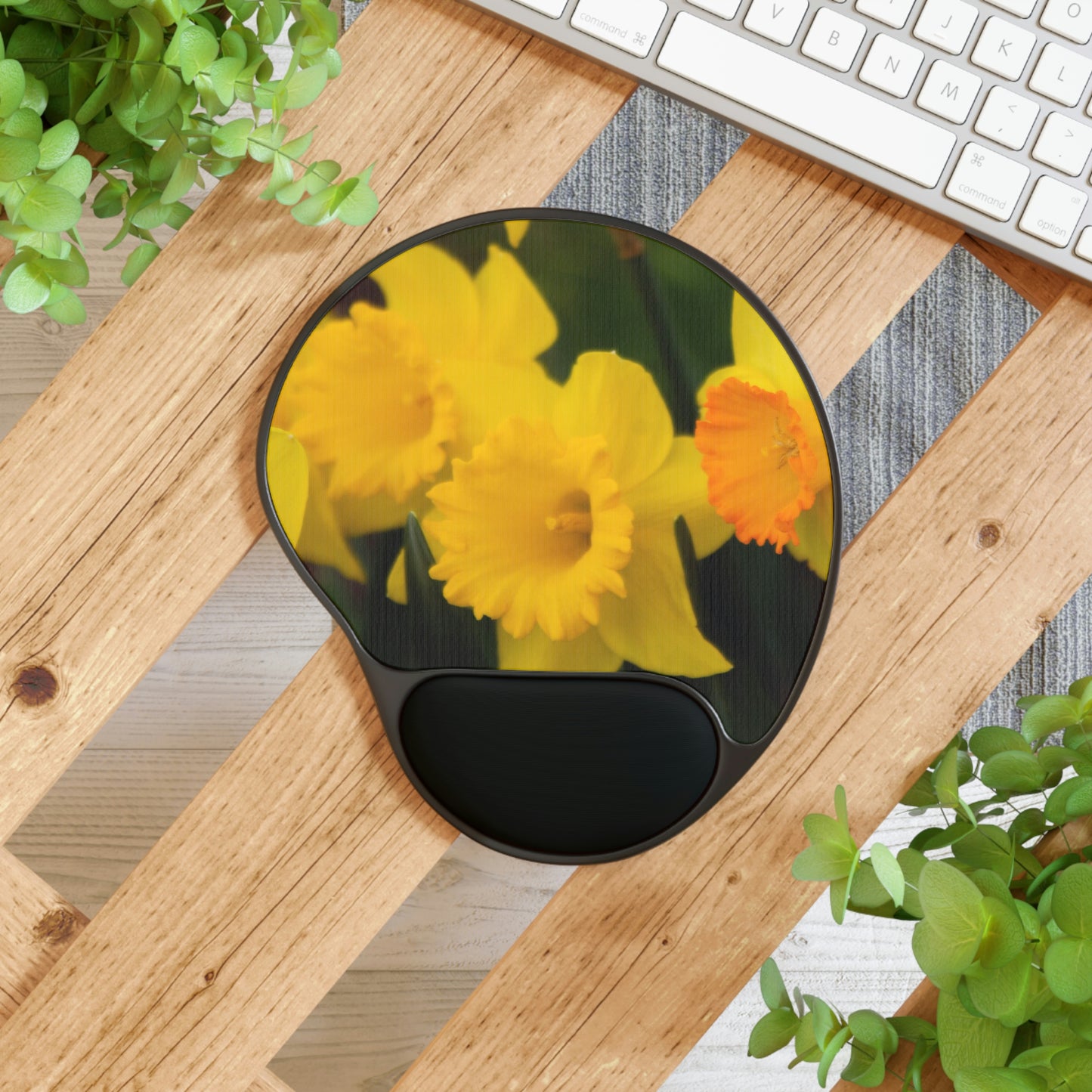 Flowers 10 Mouse Pad With Wrist Rest