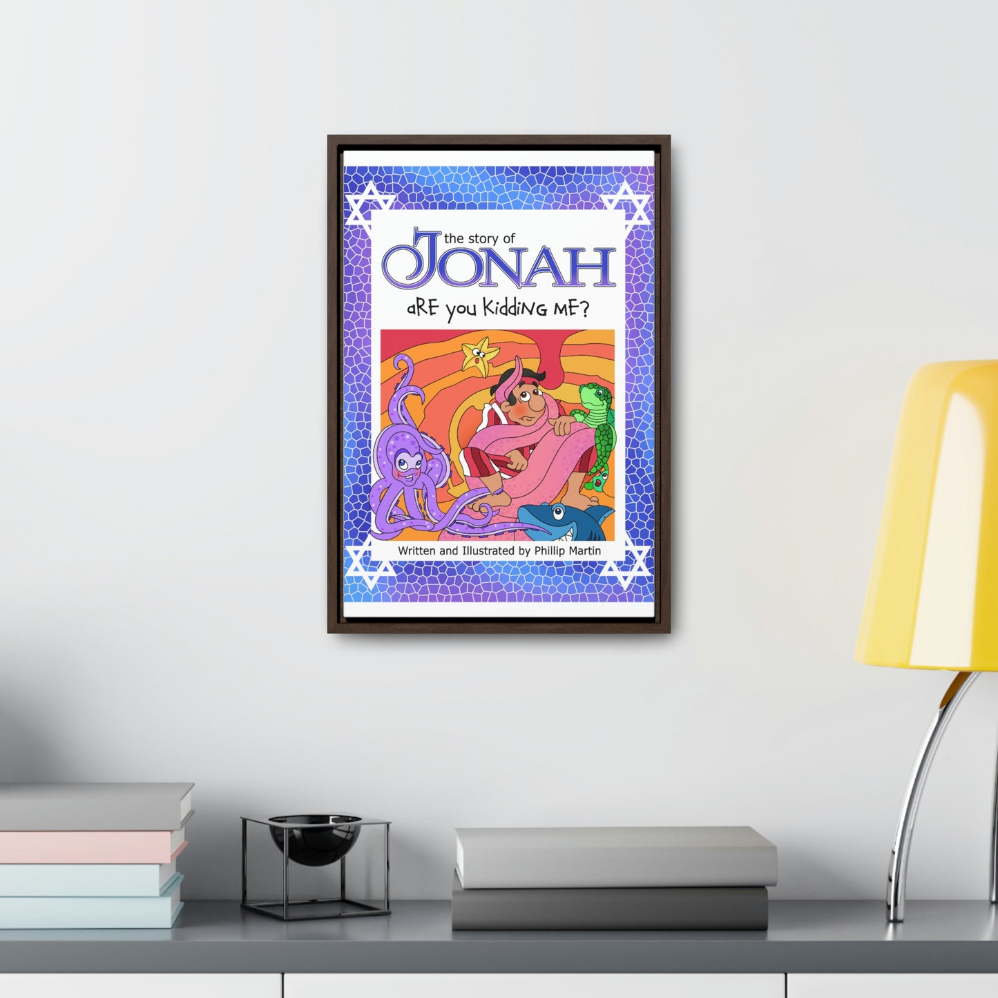 The Story of Jonah Gallery Canvas Wraps, Vertical Frame