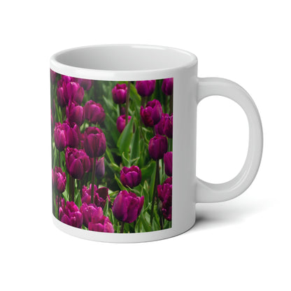 Flowers 20 Jumbo Mug, 20oz