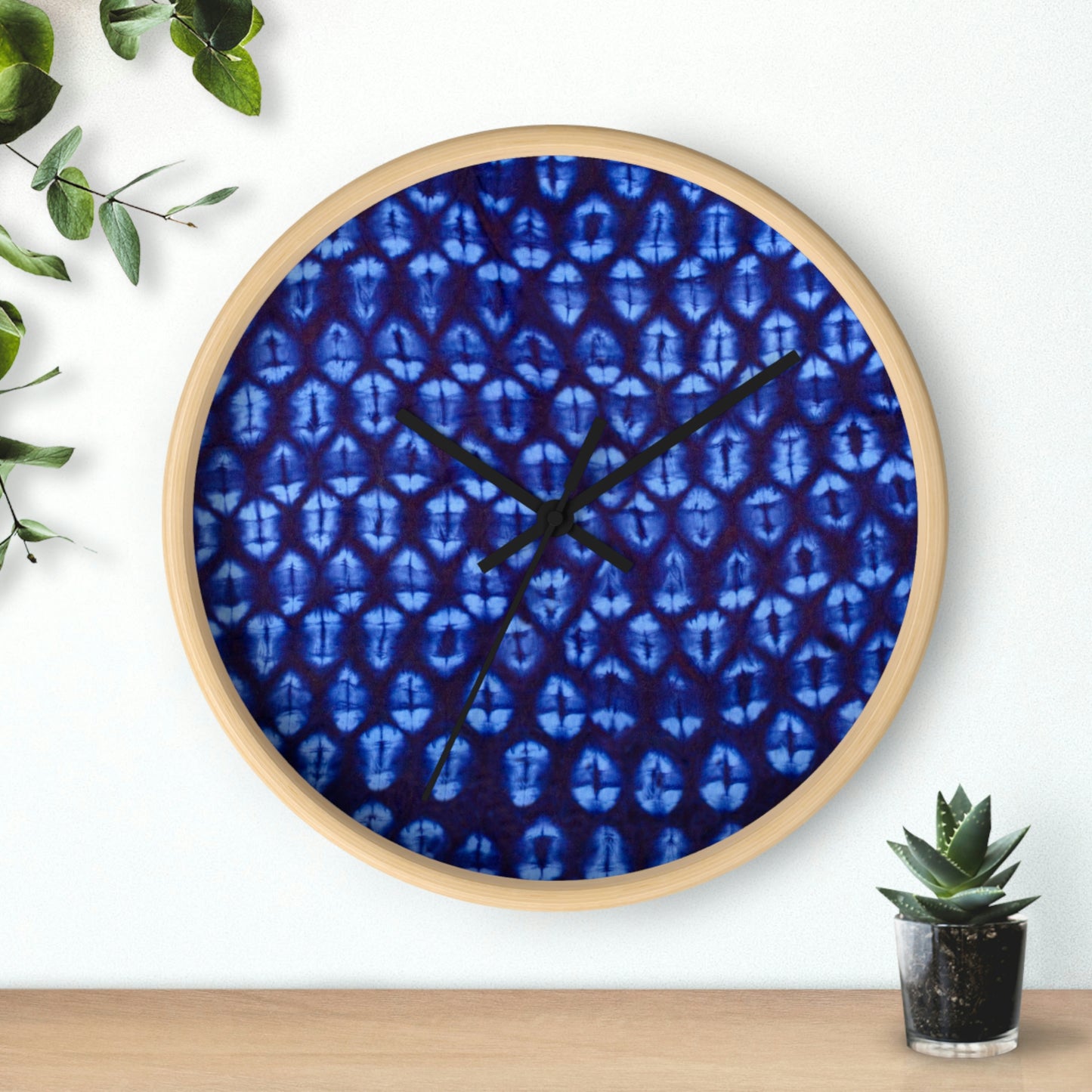 The Paramount Chief and One Wise Woman Fabric Wall Clock