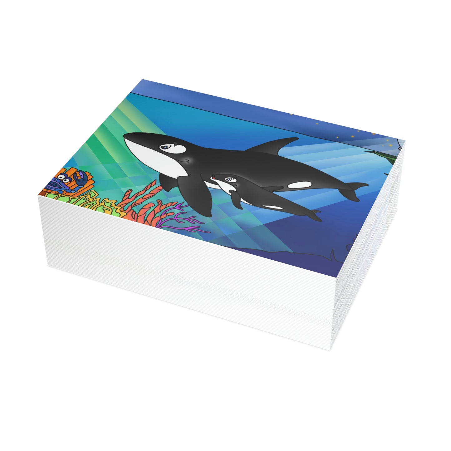 Orcas Greeting Card Bundles (envelopes not included)