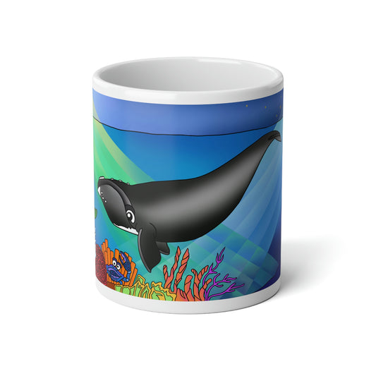Gray Whale Jumbo Mug, 20oz