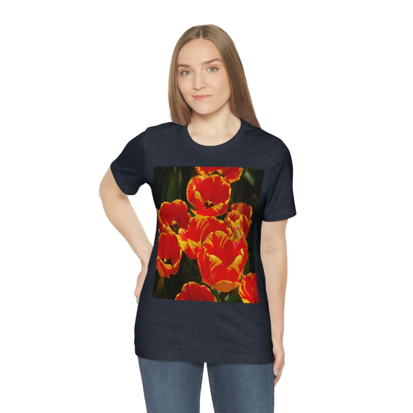 Flowers 19 Unisex Jersey Short Sleeve Tee