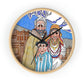 The Stone at the Door Wall clock