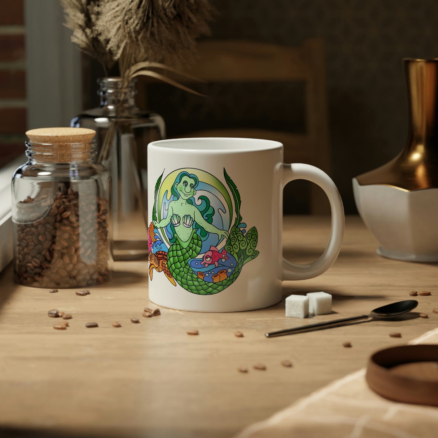 Mermaid!!!! Jumbo Mug, 20oz