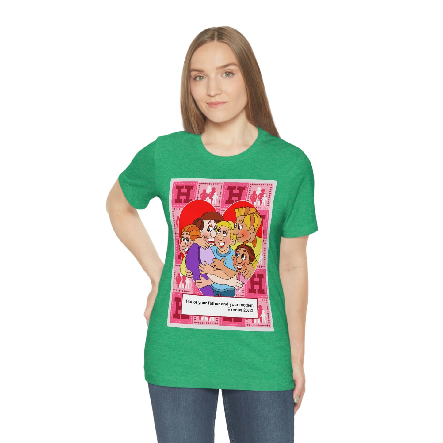 The Bible as Simple as ABC H Unisex Jersey Short Sleeve Tee