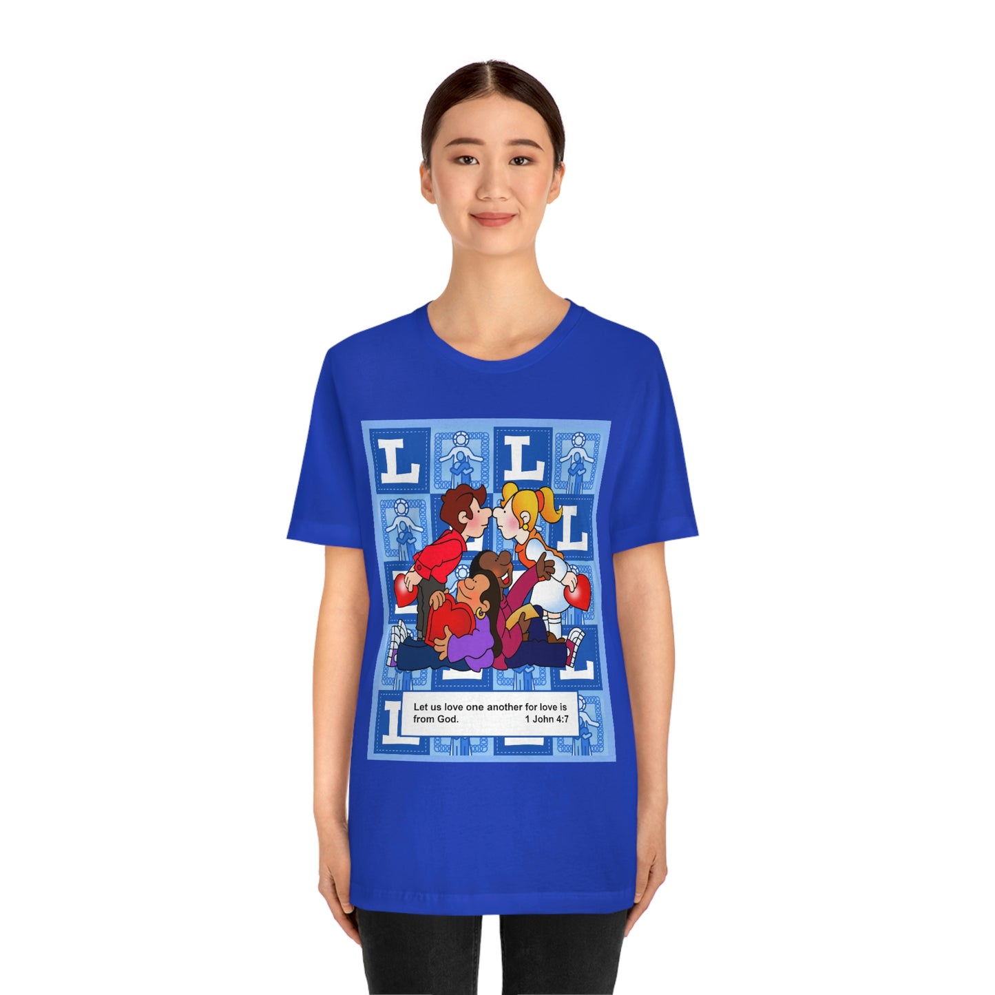 The Bible as Simple as ABC L Unisex Jersey Short Sleeve Tee