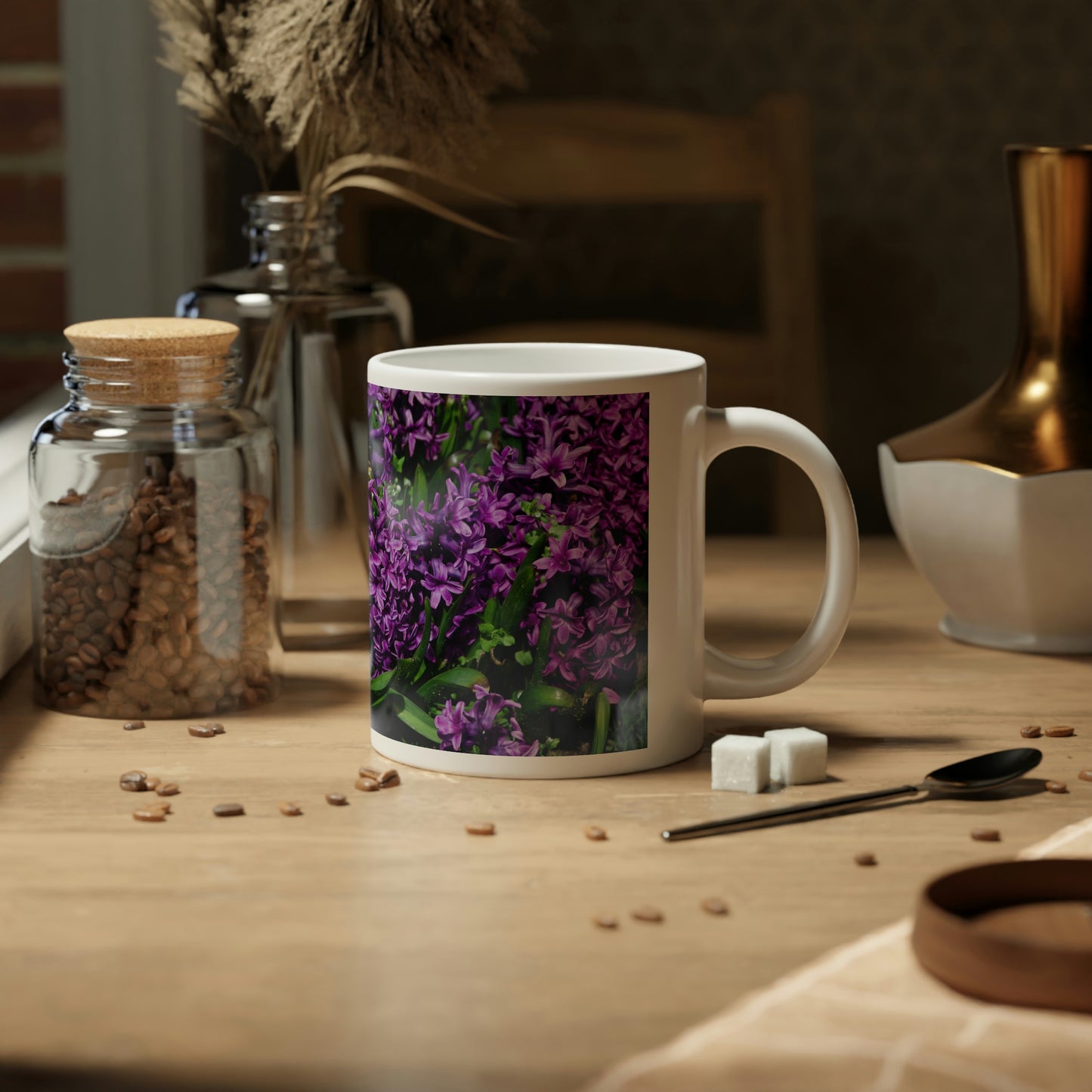 Flowers 21 Jumbo Mug, 20oz