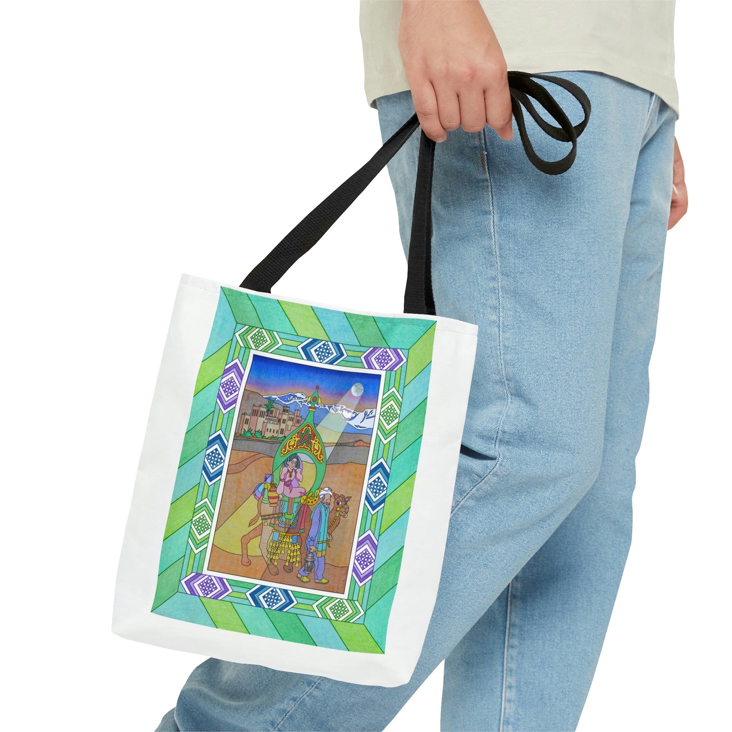 The Stone at the Door! AOP Tote Bag