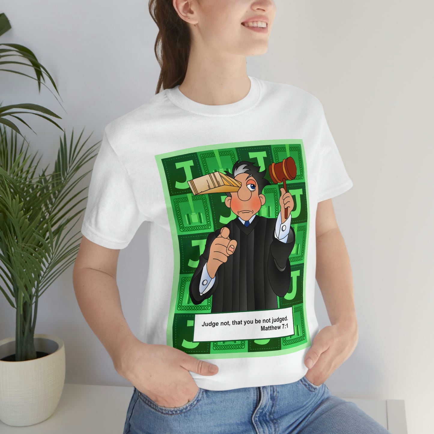 The Bible as Simple as ABC J Unisex Jersey Short Sleeve Tee