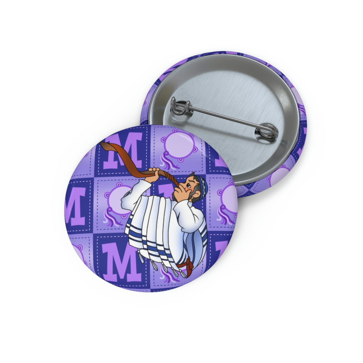 The Bible as Simple as ABC M Custom Pin Buttons