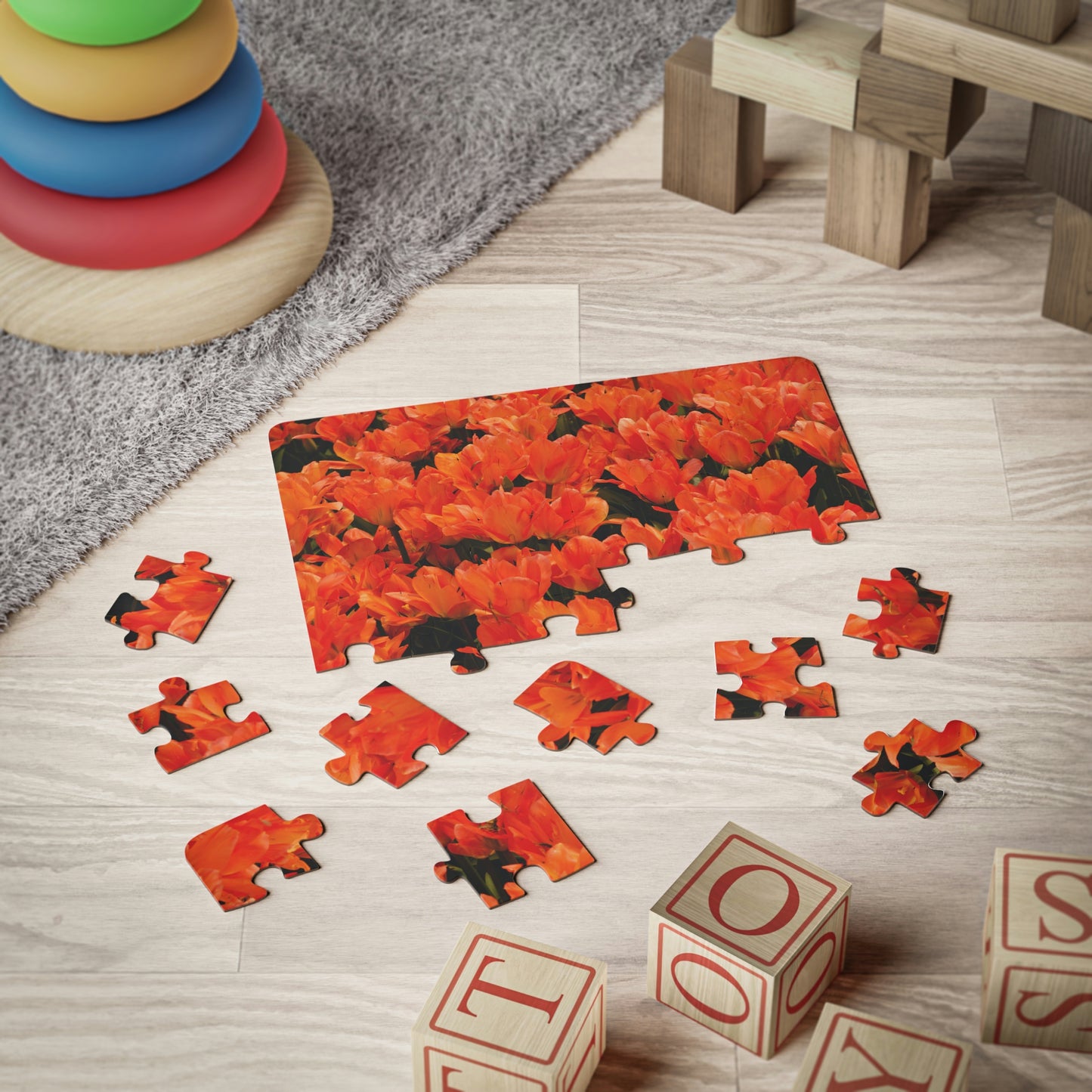 Flowers 03 Kids' Puzzle, 30-Piece