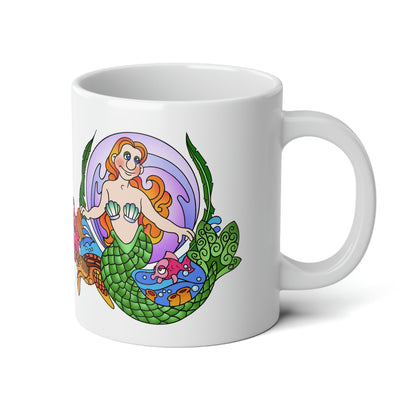 Mermaid Jumbo Mug, 20oz
