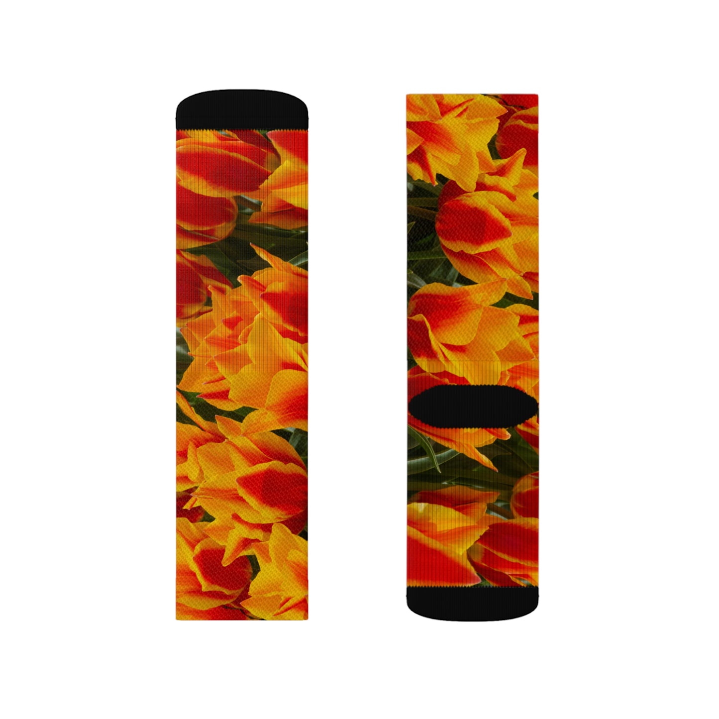 Flowers 12 Sublimation Socks