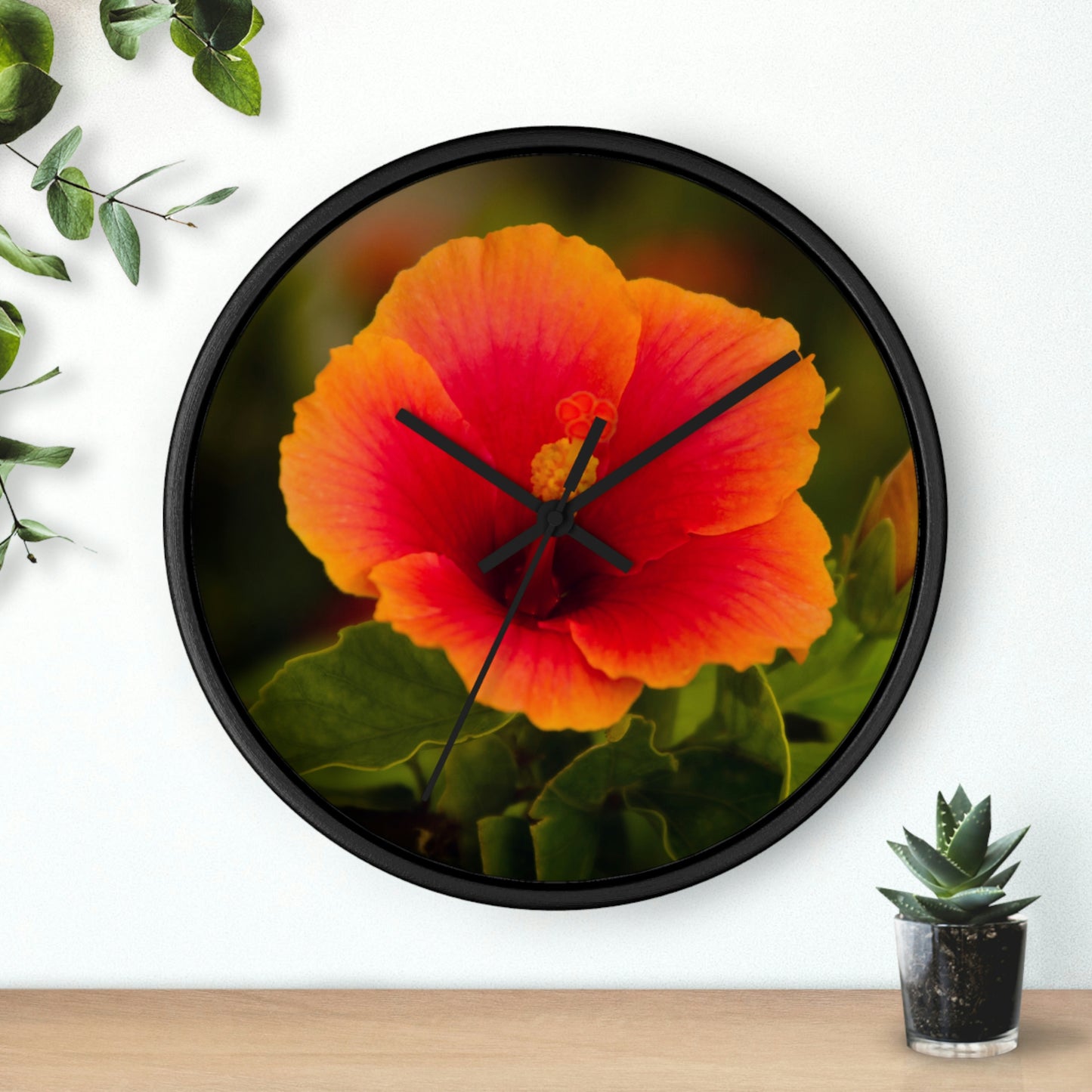 Flowers 31 Wall Clock