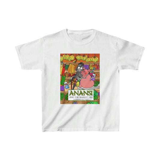 Anansi and the Market Pig Kids Heavy Cotton™ Tee