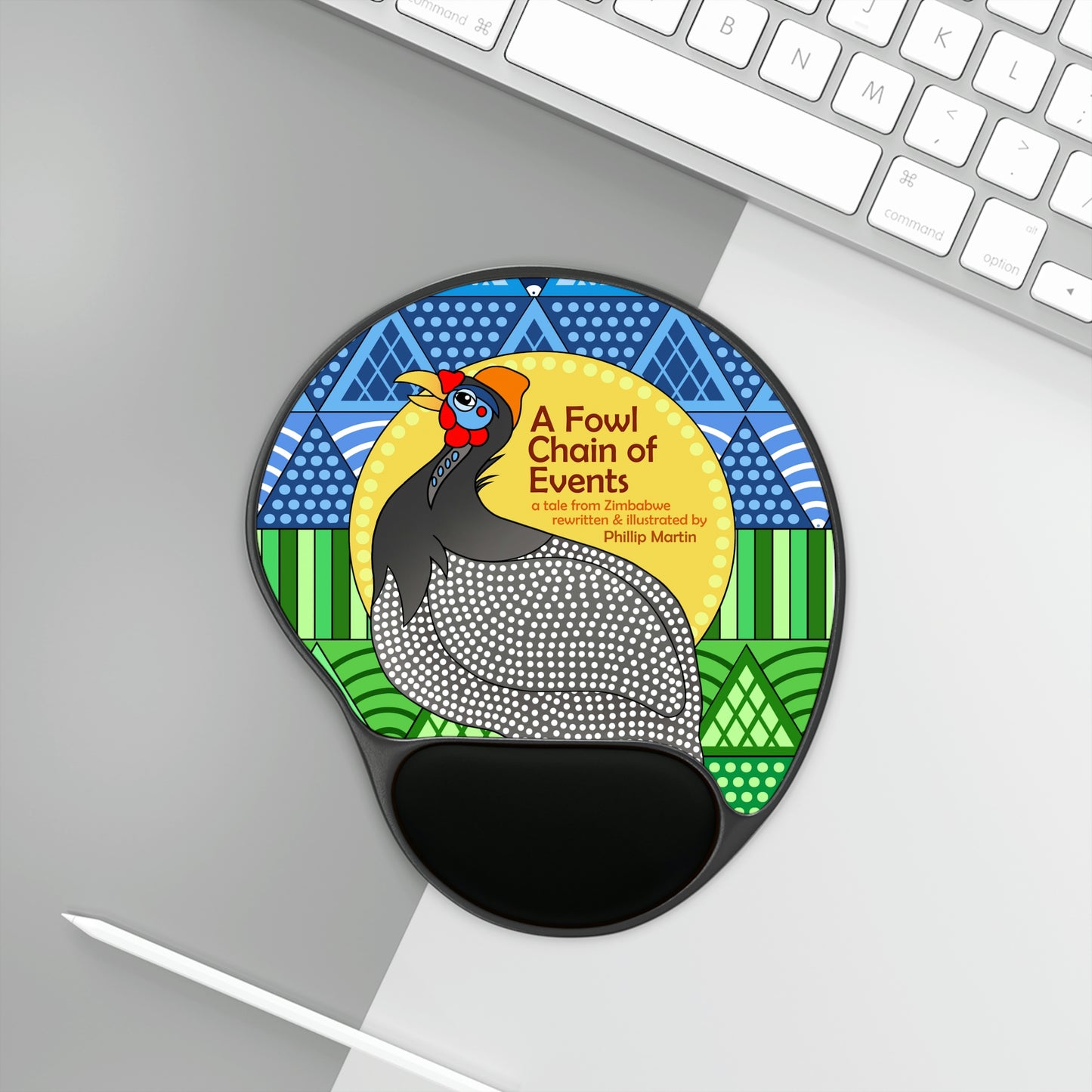 A Fowl Chain of Events Mouse Pad With Wrist Rest