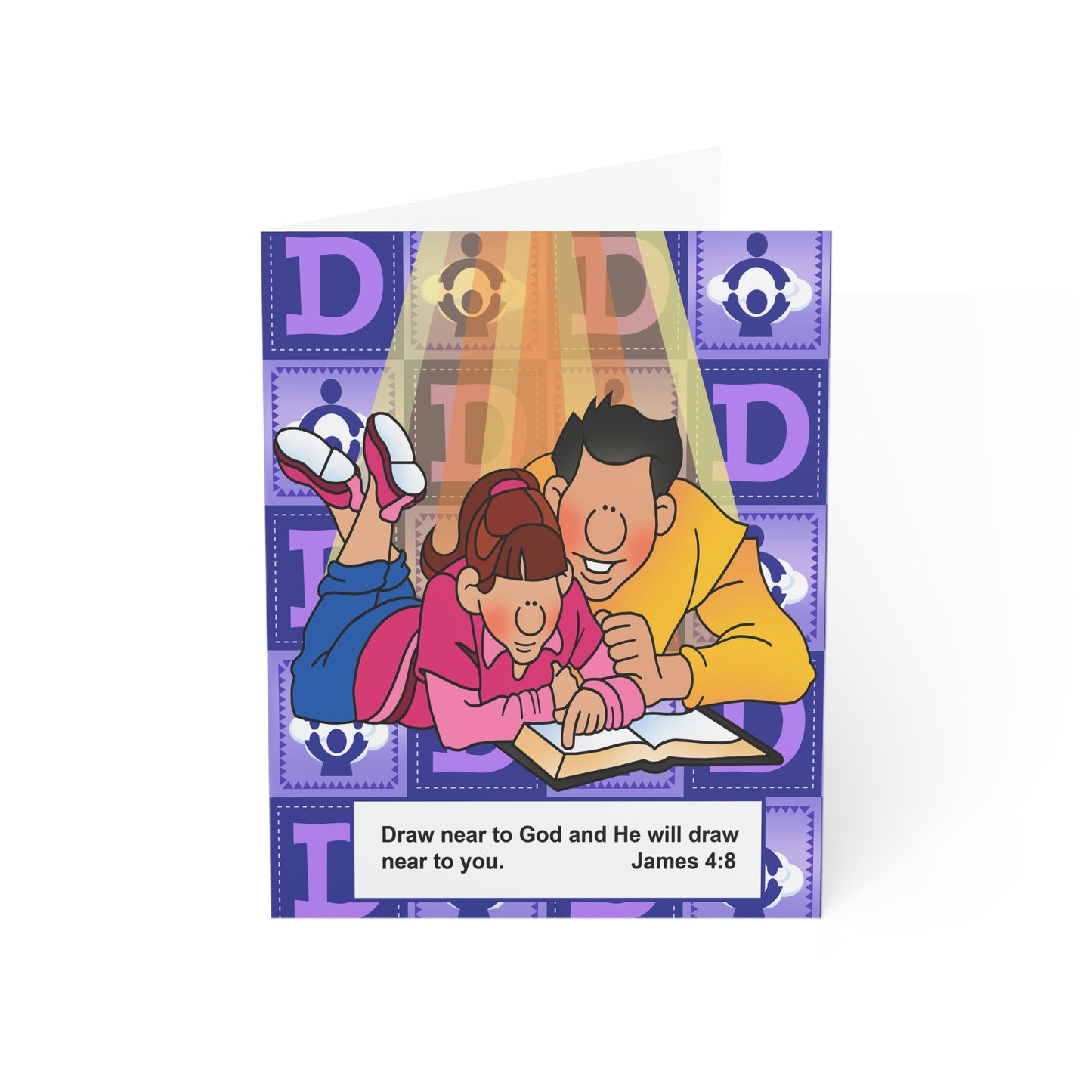 The Bible as Simple as ABC D Greeting Cards (1, 10, 30, and 50pcs)