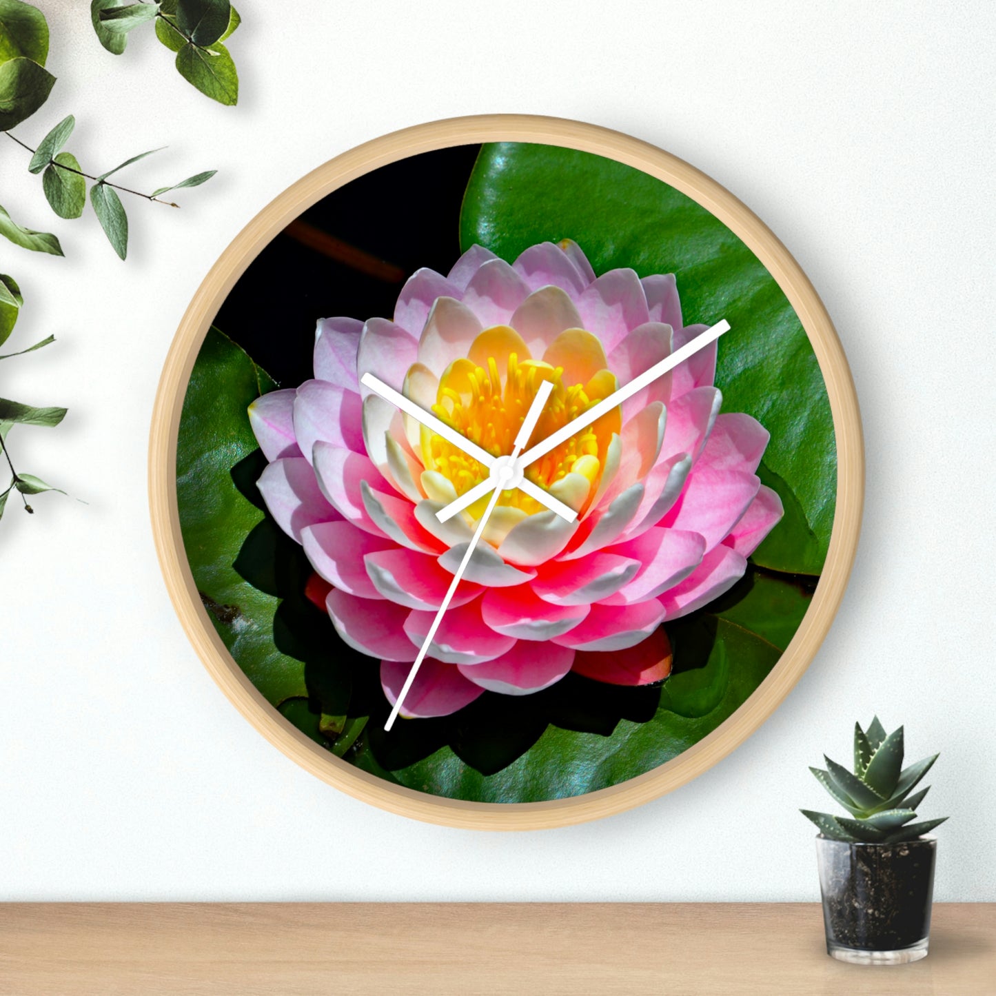 Flowers 25 Wall Clock