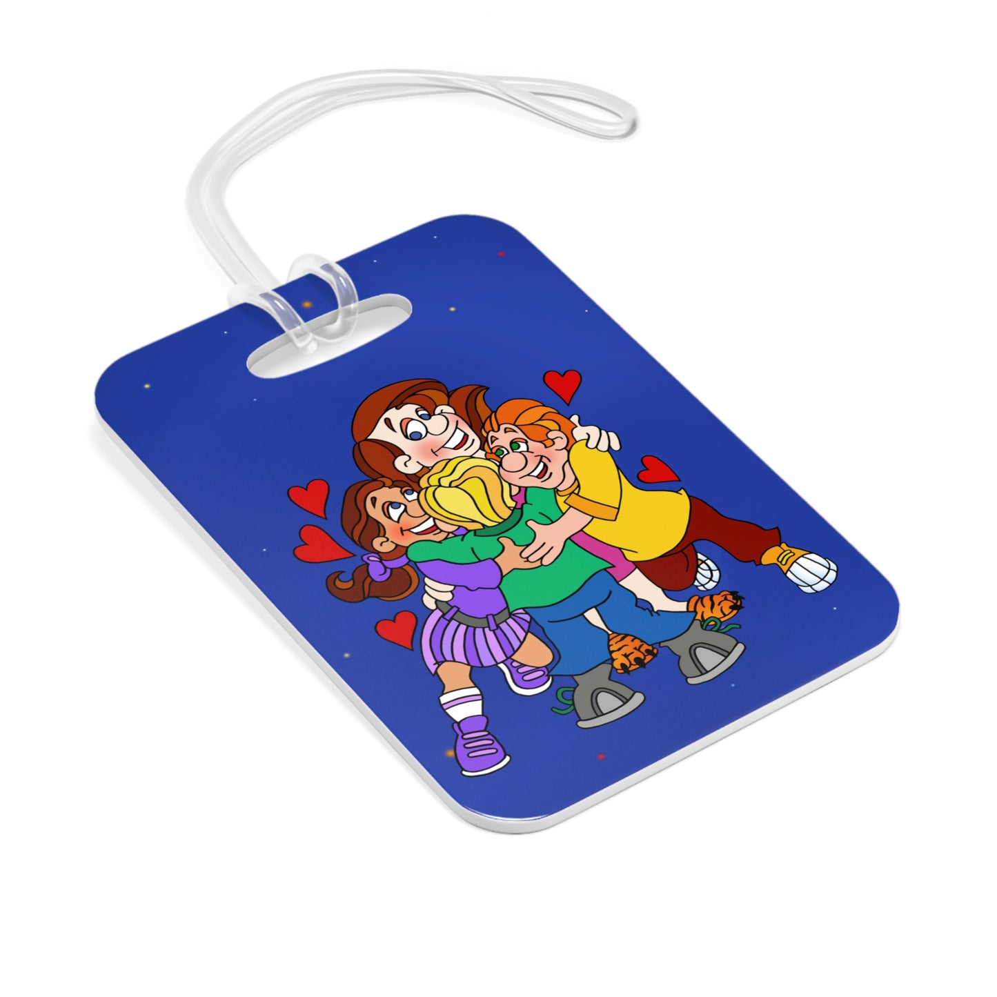 Triple Gratitude with Assorted Monsters Bag Tag