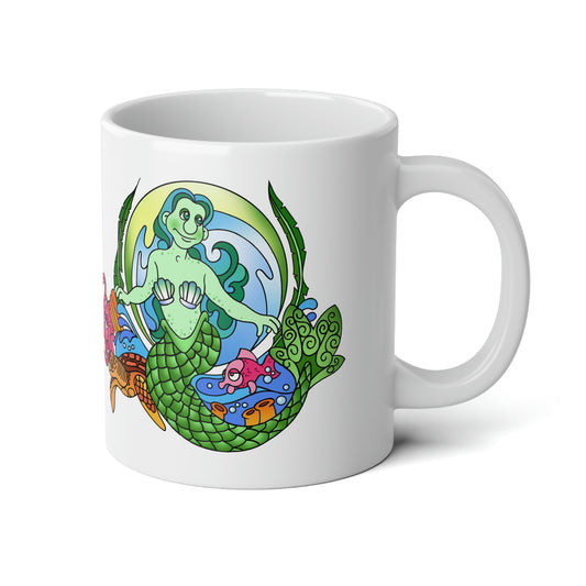 Mermaid!!!! Jumbo Mug, 20oz