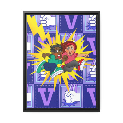 The Bible as Simple as ABC V Matte Canvas, Black Frame