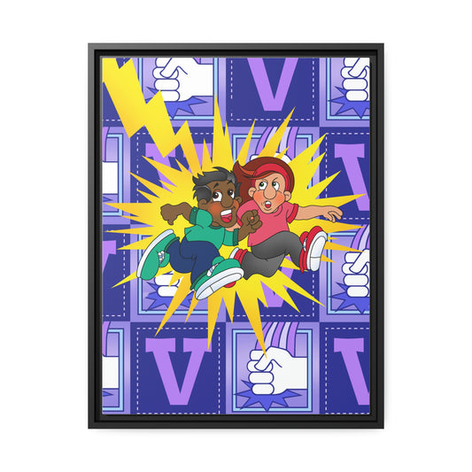 The Bible as Simple as ABC V Matte Canvas, Black Frame