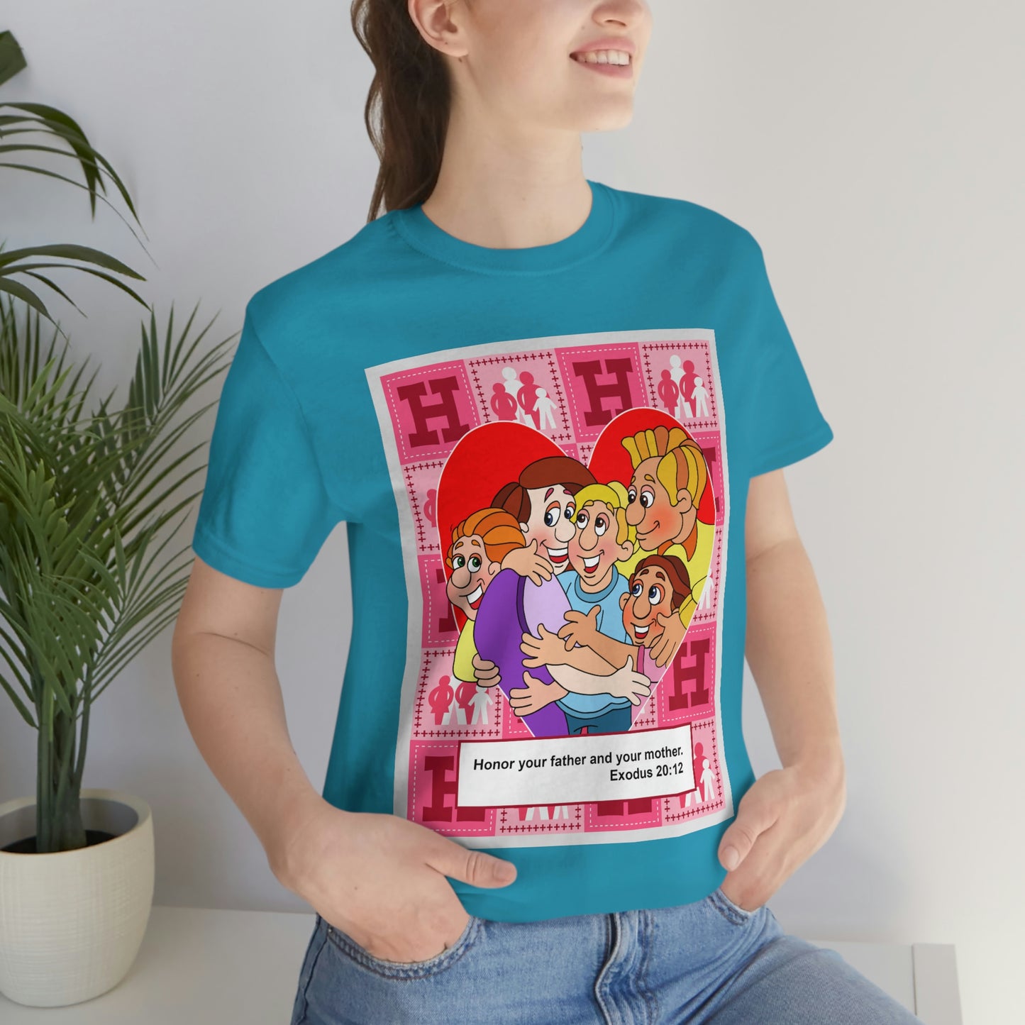 The Bible as Simple as ABC H Unisex Jersey Short Sleeve Tee