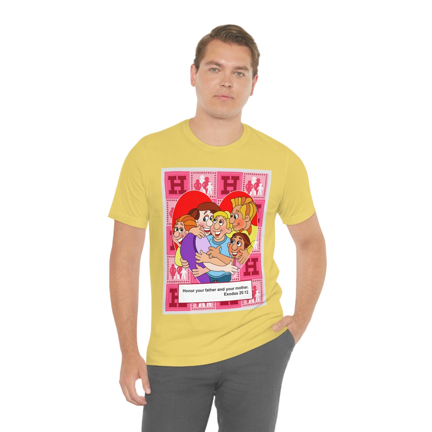 The Bible as Simple as ABC H Unisex Jersey Short Sleeve Tee