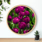 Flowers 20 Wall Clock