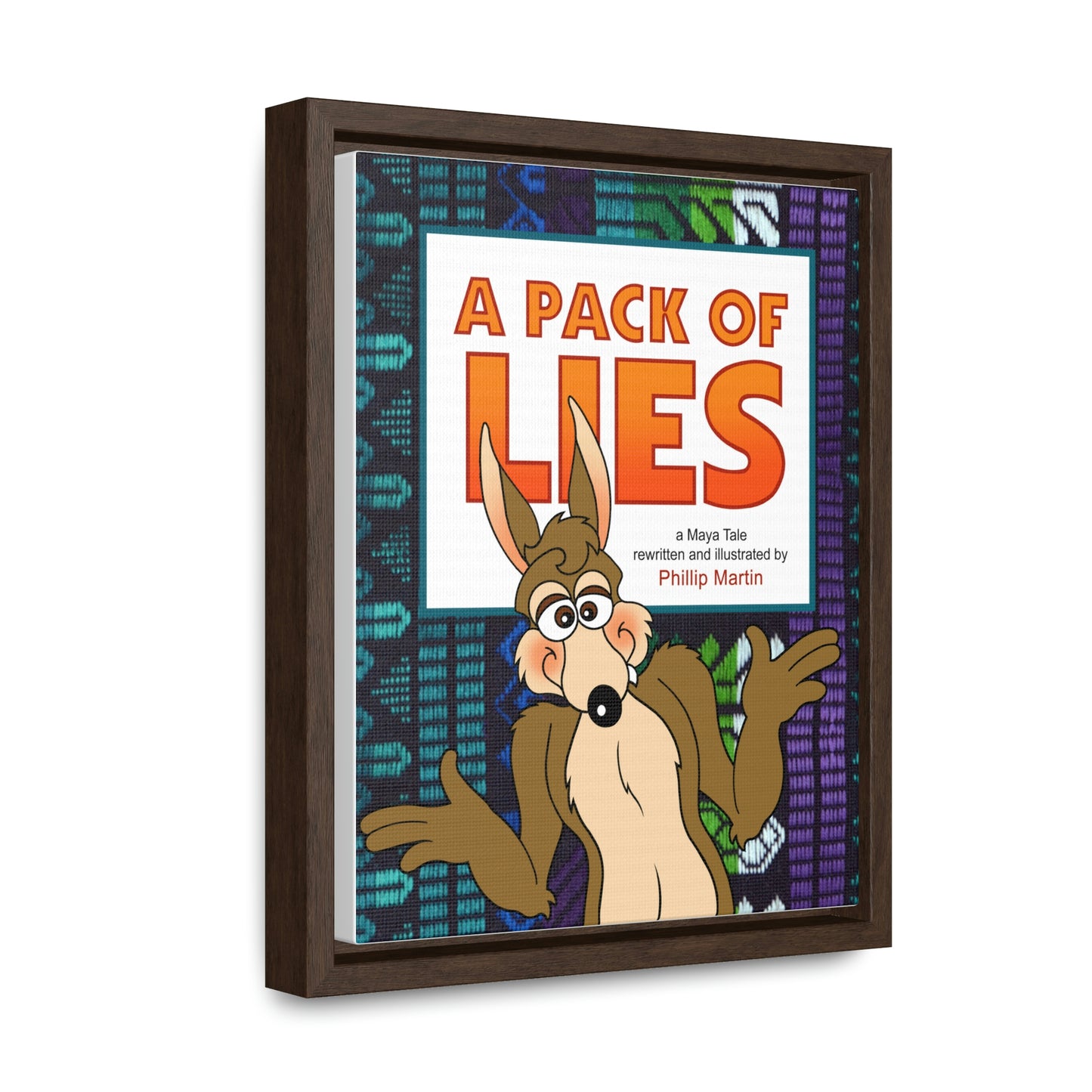 A Pack of Lies Gallery Canvas Wraps, Vertical Frame