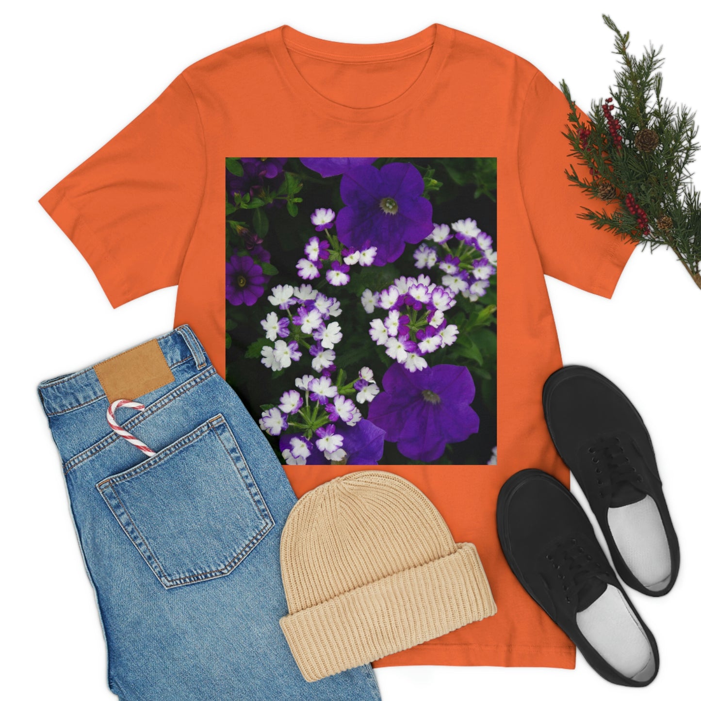 Flowers 04 Unisex Jersey Short Sleeve Tee