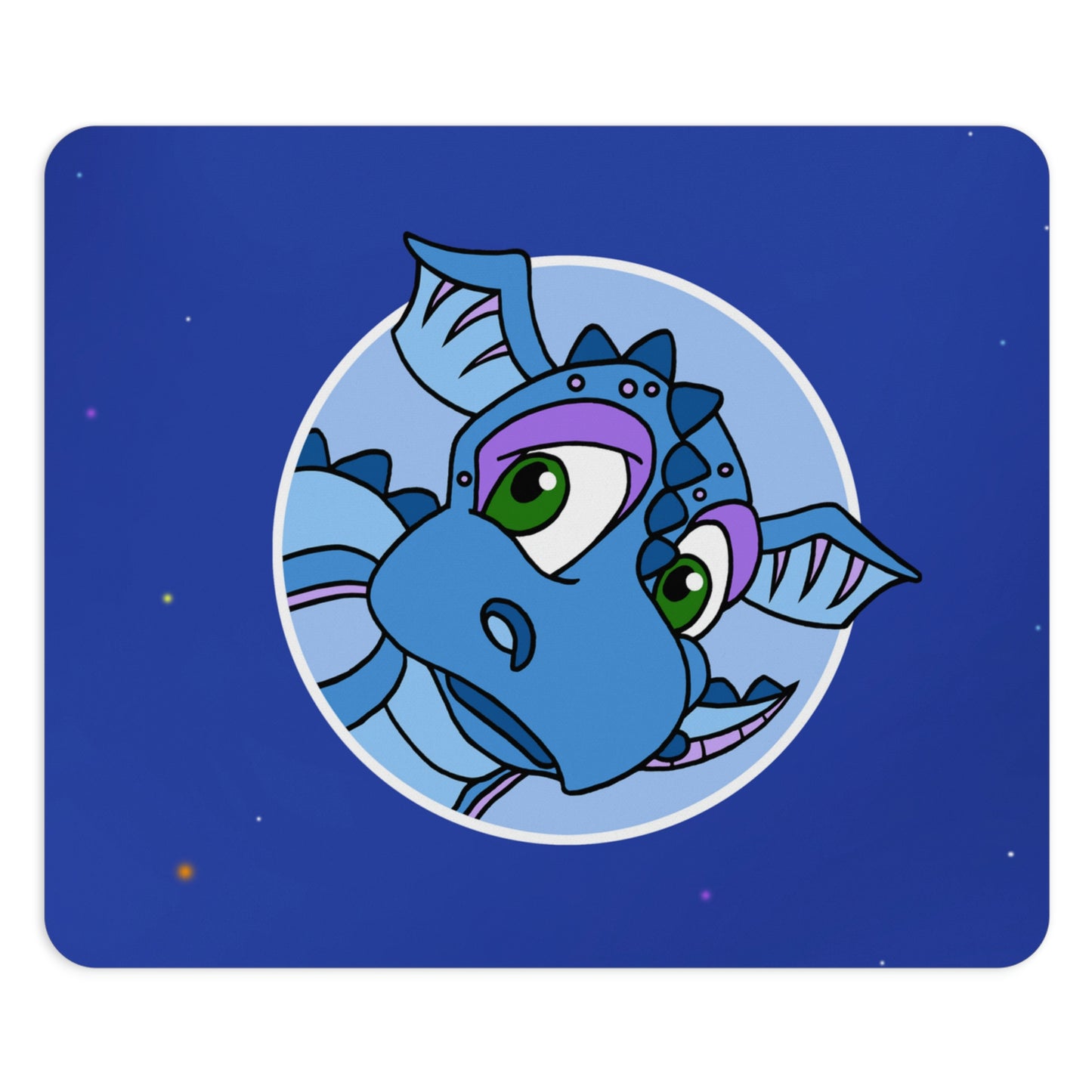 Triple Gratitude with Assorted Monsters! Rectangle Mouse Pad