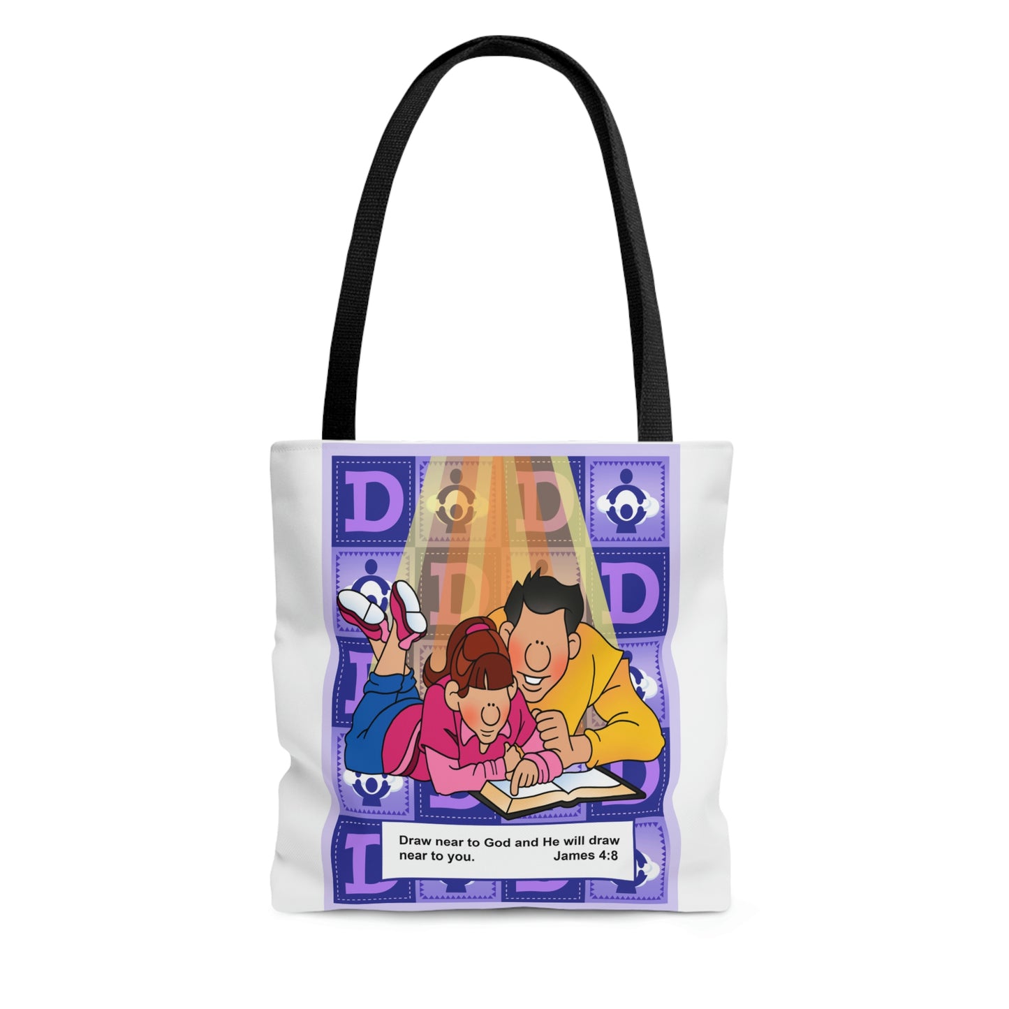 The Bible as Simple as ABC D AOP Tote Bag